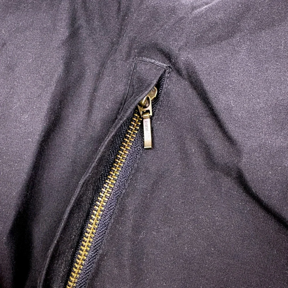 VTG Eddie Bauer Japan Release Tech Jacket Mens Sz L Black Windbreaker Boxy Golf